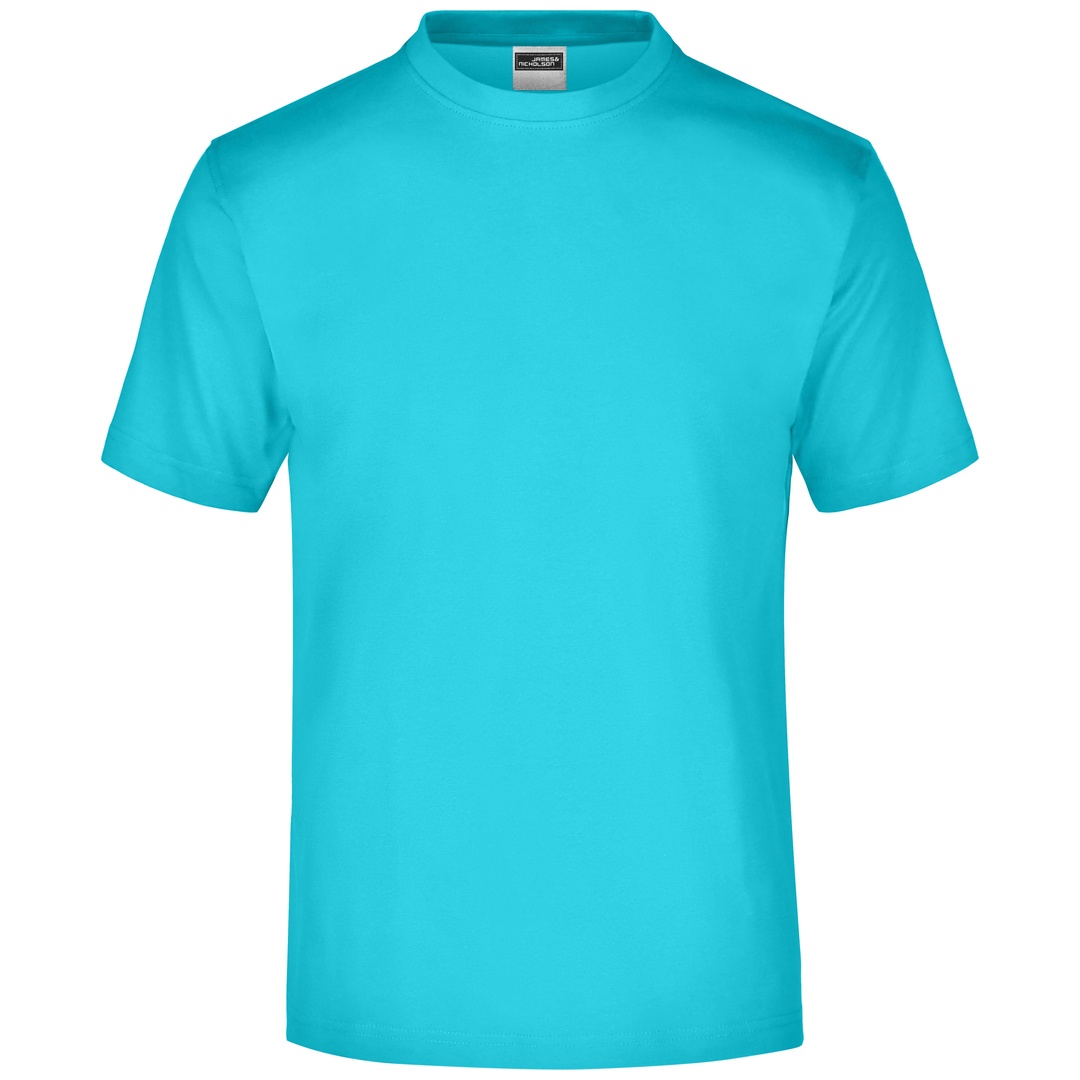 James & Nicholson Komfort-T-Shirt aus Single-Jersey Herren JN001 Gr. XL pacific