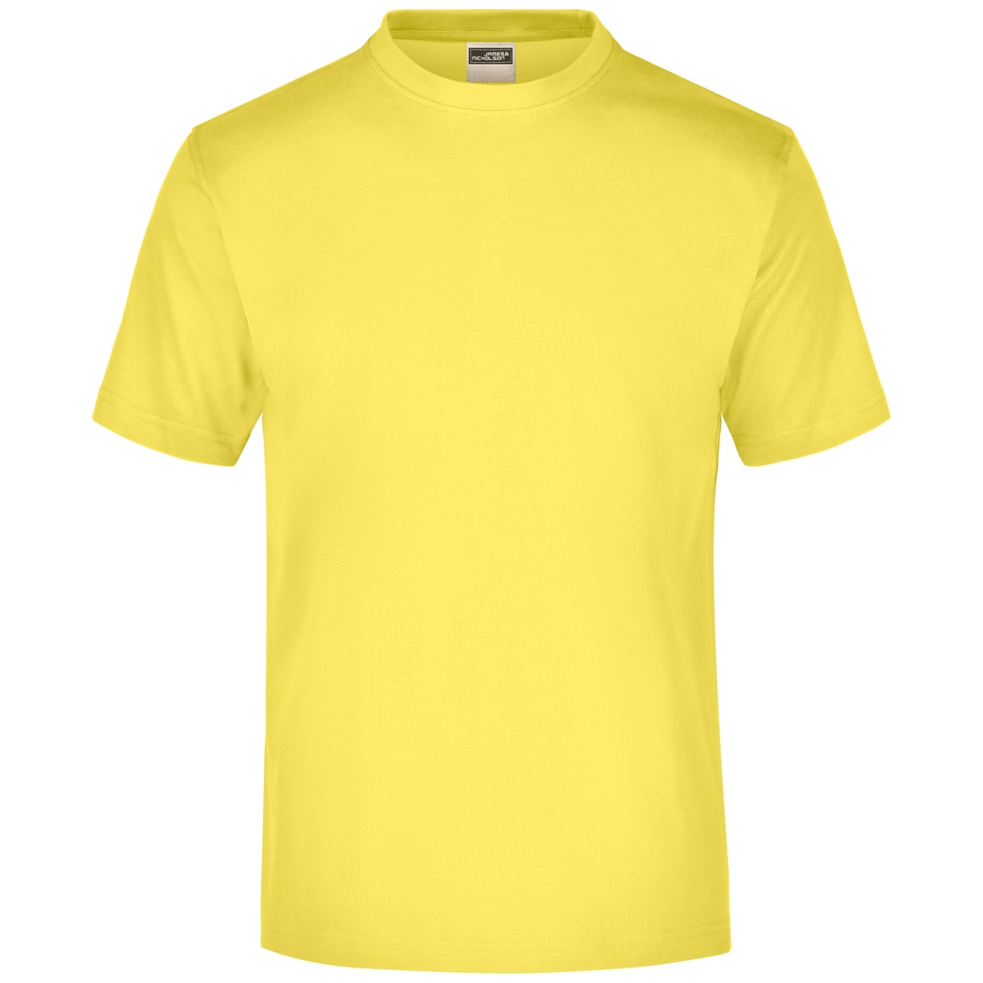 James & Nicholson Komfort-T-Shirt aus Single-Jersey Herren JN001 Gr. XL yellow