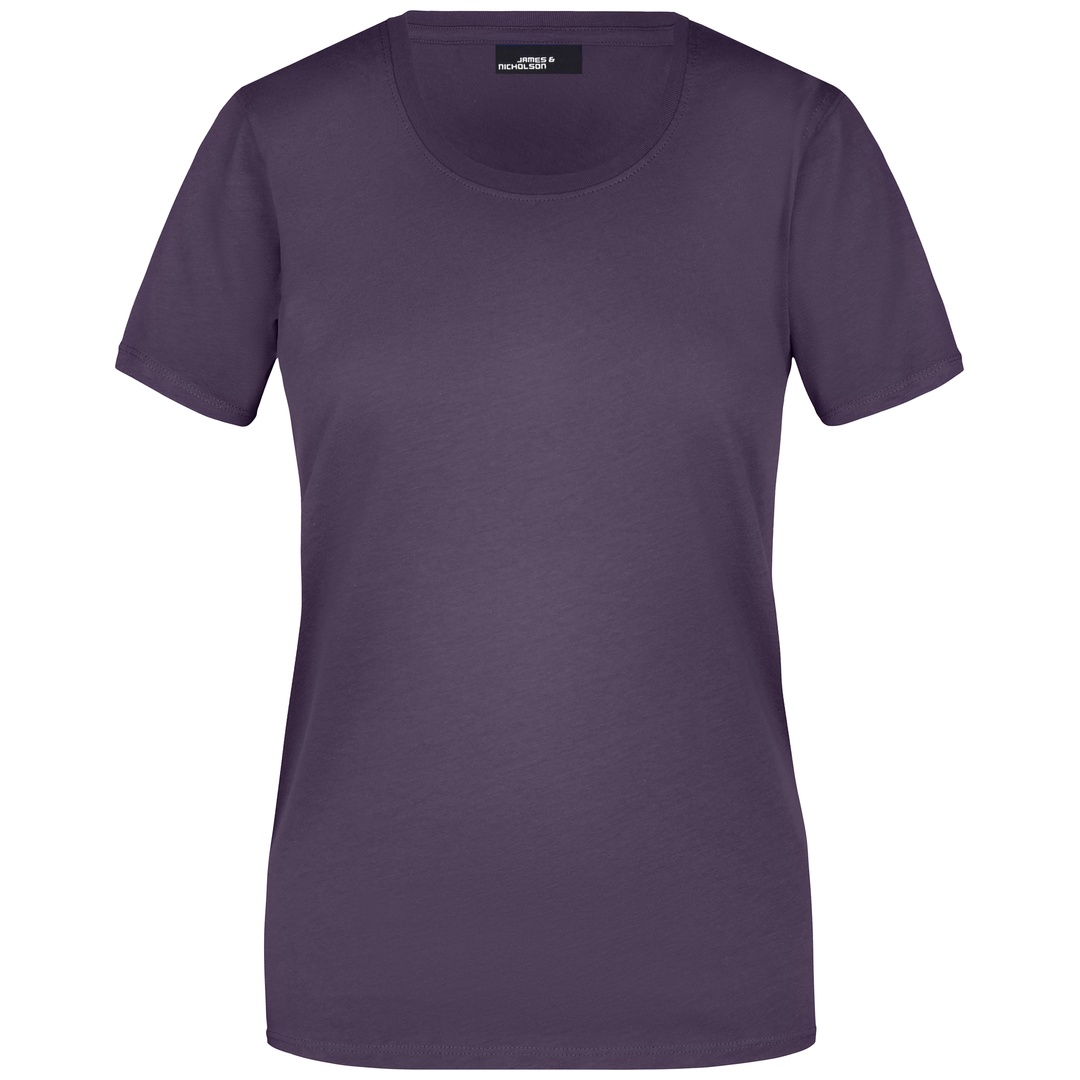 James & Nicholson Basic T-Shirt Damen JN901 Gr. 2XL aubergine