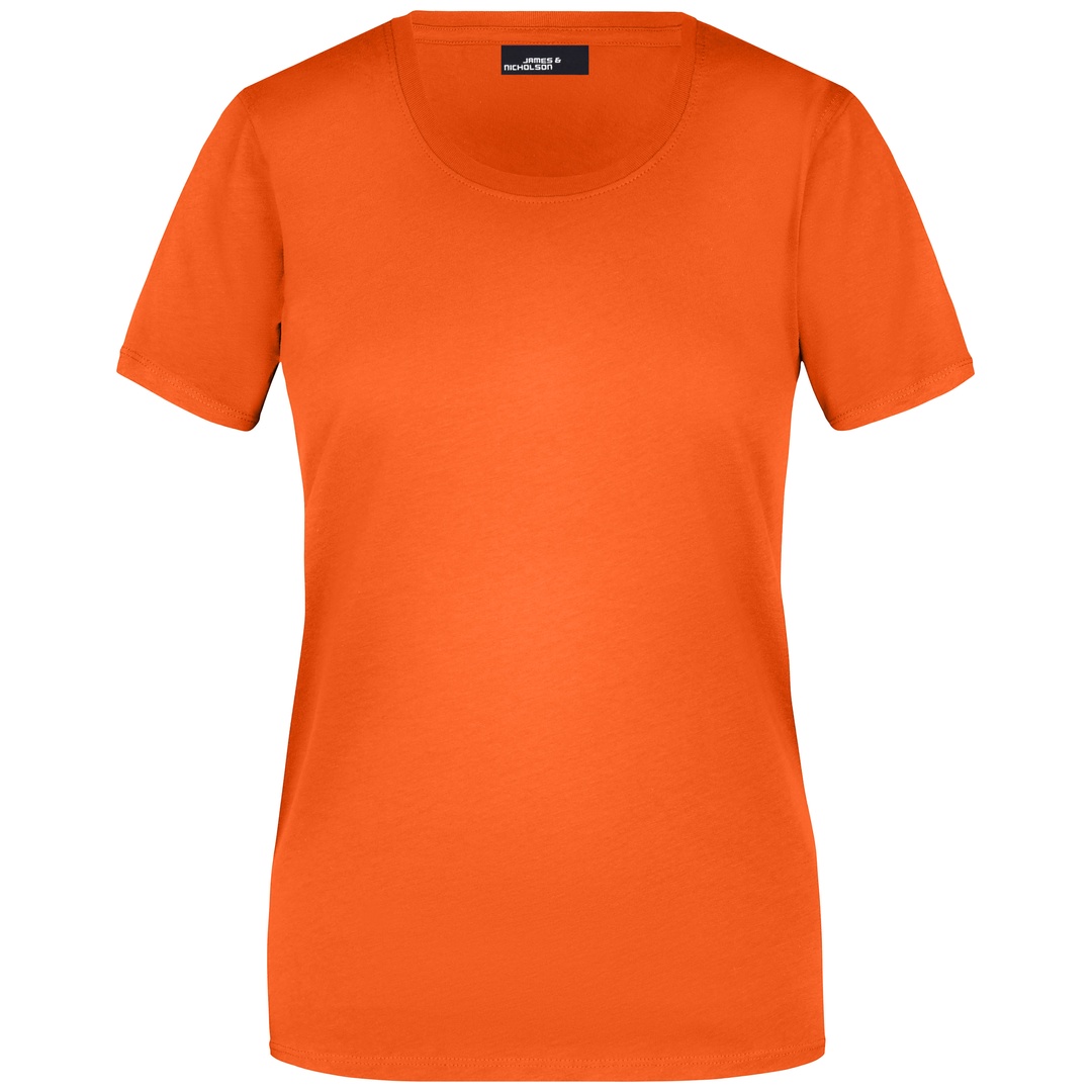 James & Nicholson Basic T-Shirt Damen JN901 Gr. XL dark-orange