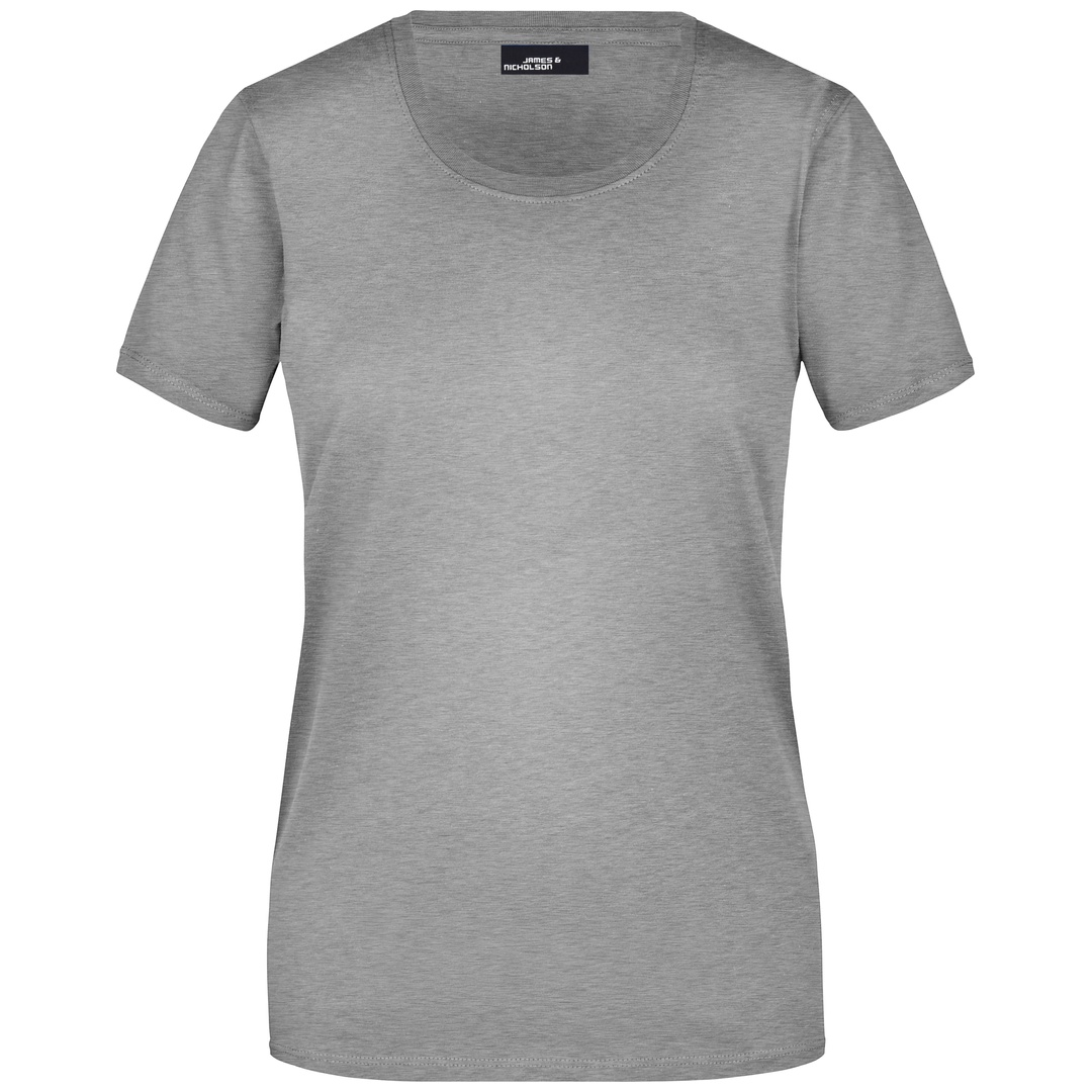 James & Nicholson Basic T-Shirt Damen JN901 Gr. L grey-heather