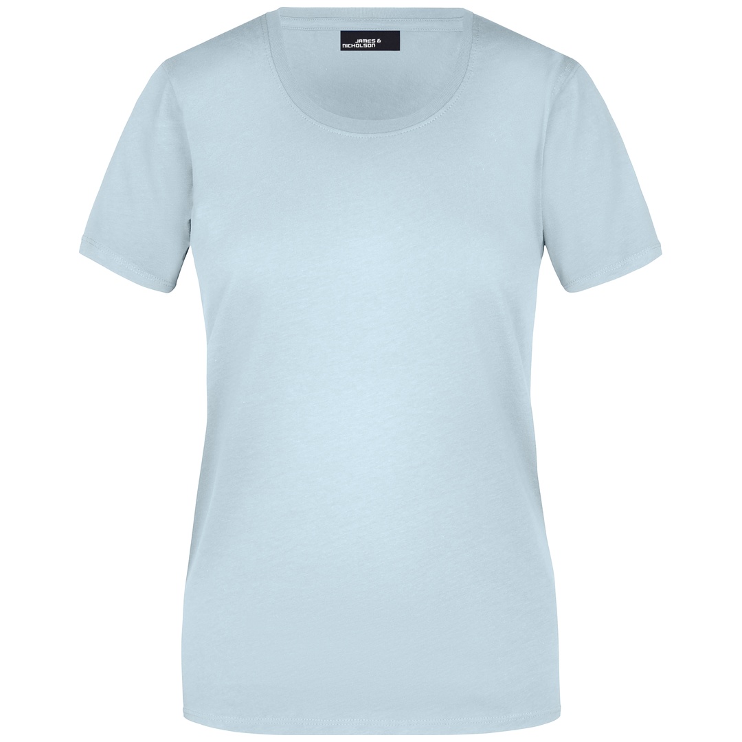 James & Nicholson Basic T-Shirt Damen JN901 Gr. M light-blue
