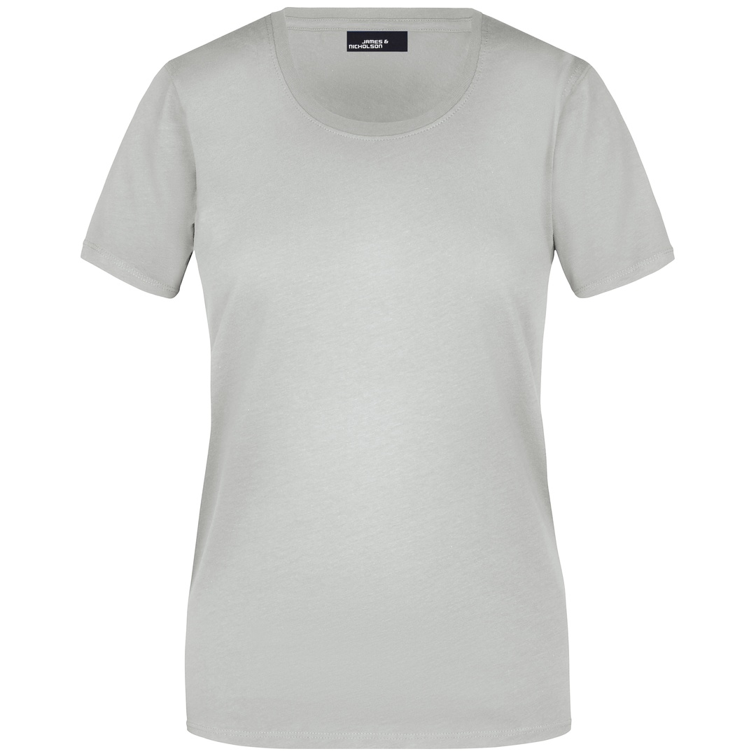 James & Nicholson Basic T-Shirt Damen JN901 Gr. 3XL light-grey
