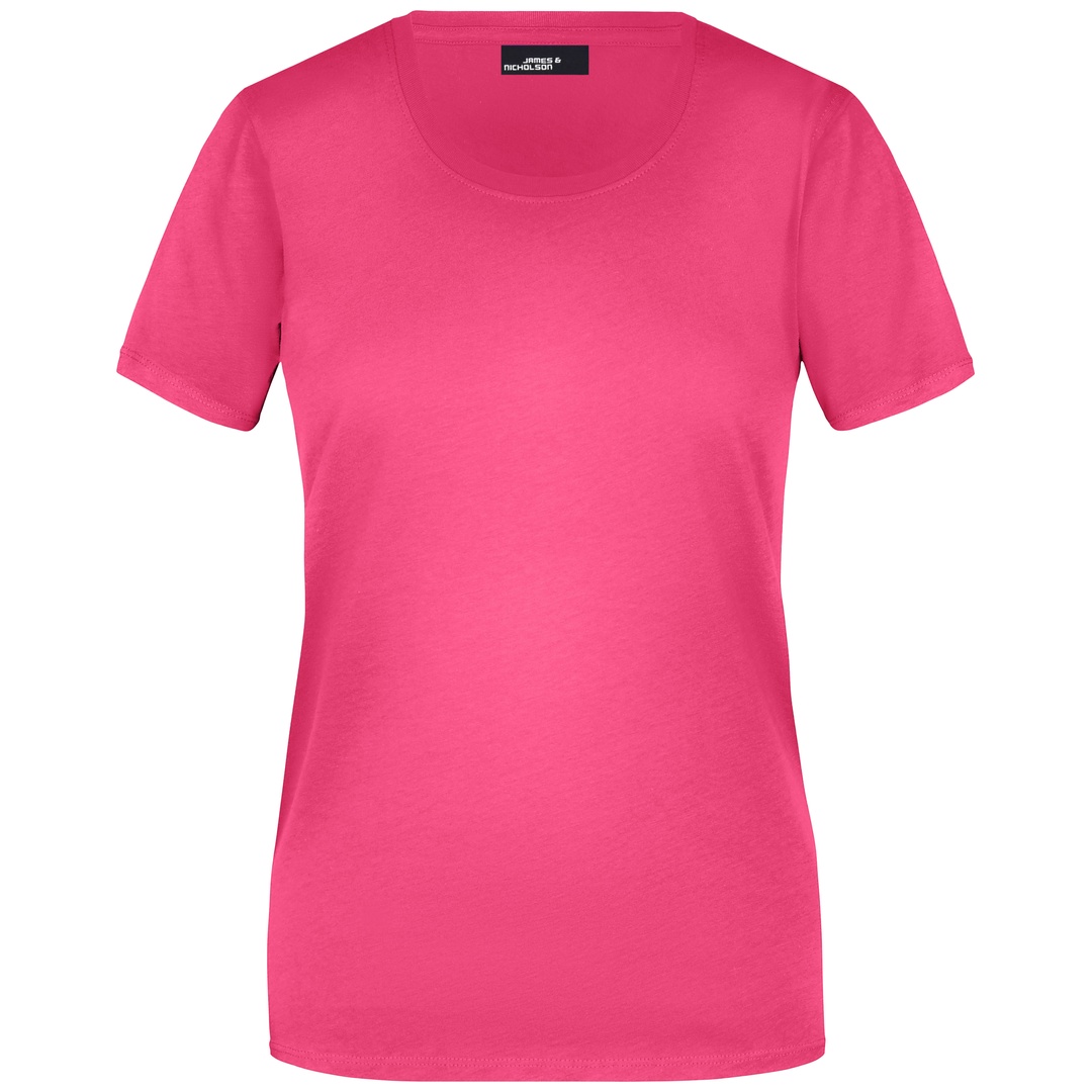 James & Nicholson Basic T-Shirt Damen JN901 Gr. 2XL pink