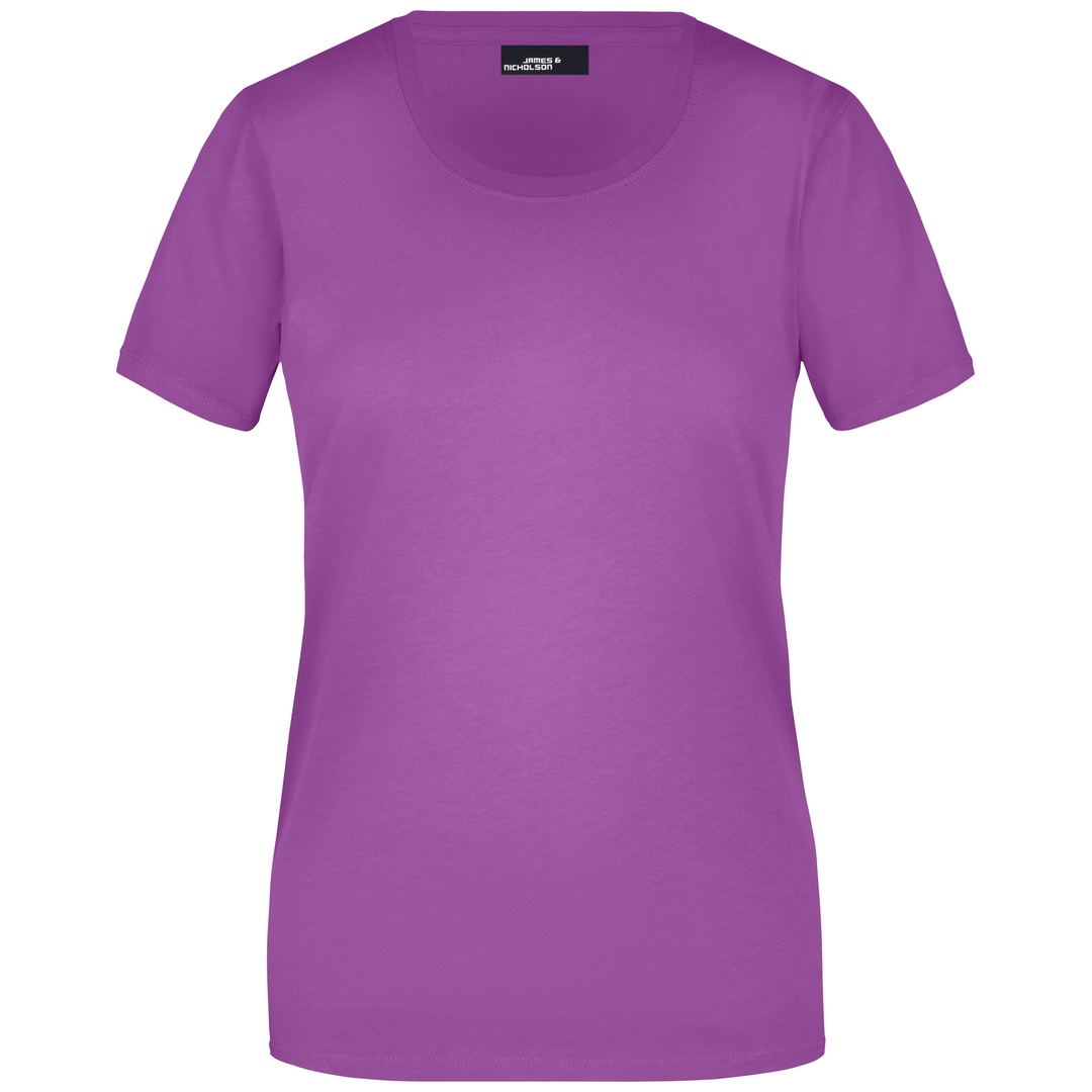 James & Nicholson Basic T-Shirt Damen JN901 Gr. L purple