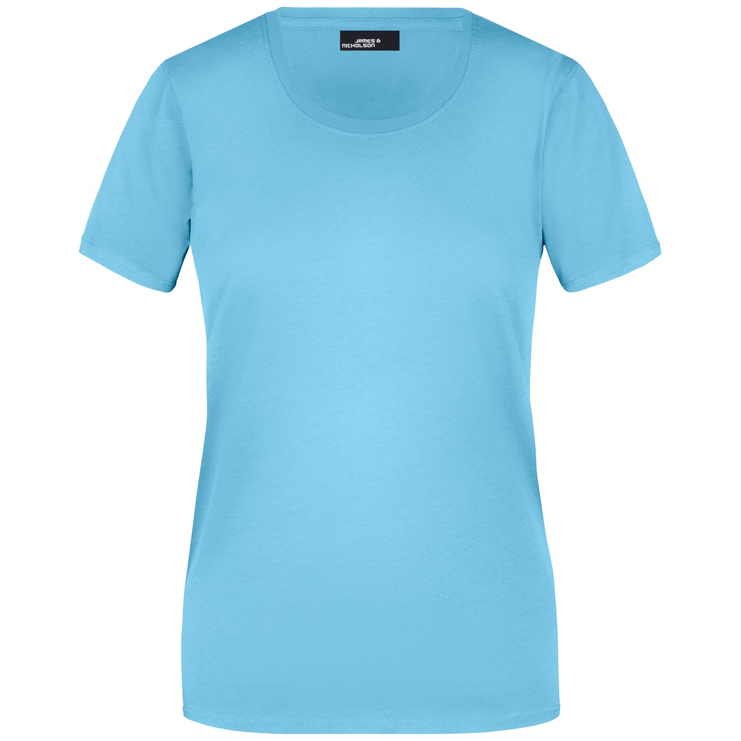 James & Nicholson Basic T-Shirt Damen JN901 Gr. 3XL sky-blue