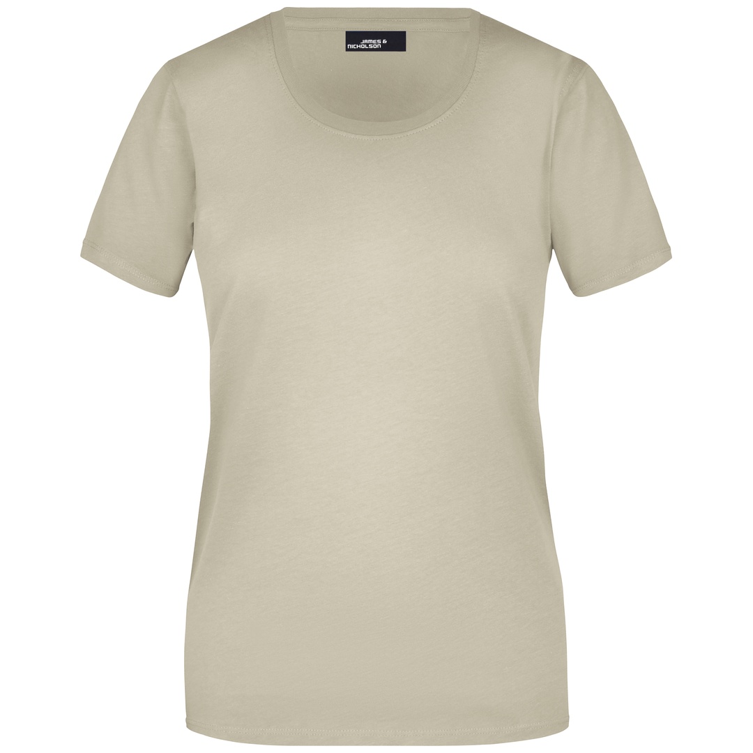 James & Nicholson Basic T-Shirt Damen JN901 Gr. 2XL stone