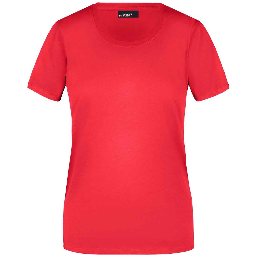 James & Nicholson Basic T-Shirt Damen JN901 Gr. M tomato