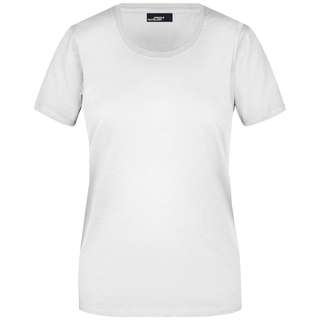 James & Nicholson Basic T-Shirt Damen JN901 Gr. XL white