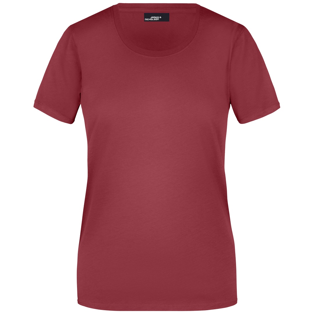 James & Nicholson Basic T-Shirt Damen JN901 Gr. 3XL wine