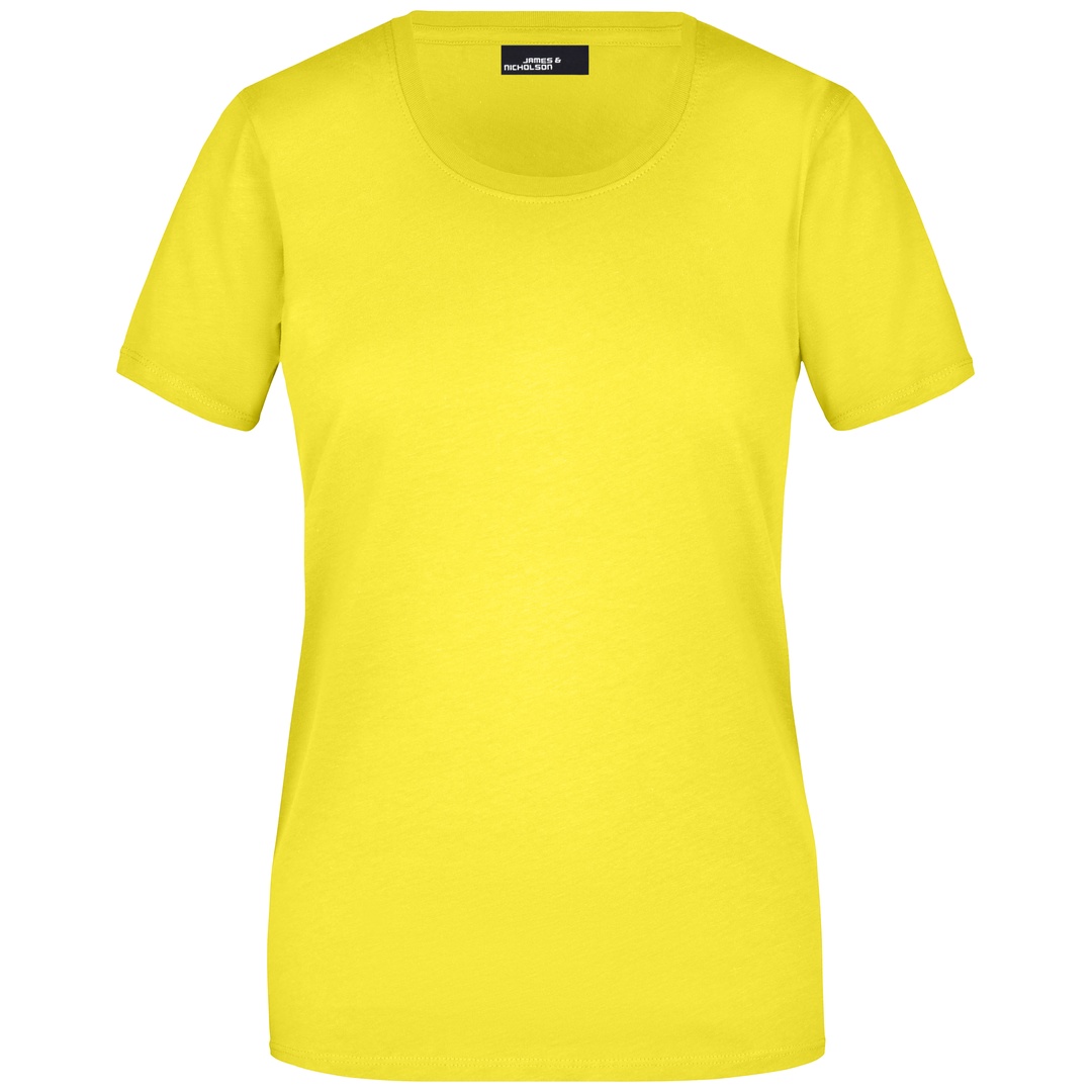 James & Nicholson Basic T-Shirt Damen JN901 Gr. XL yellow