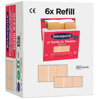 Salvequick Nachf.6x21Pfl.Textil extra groß