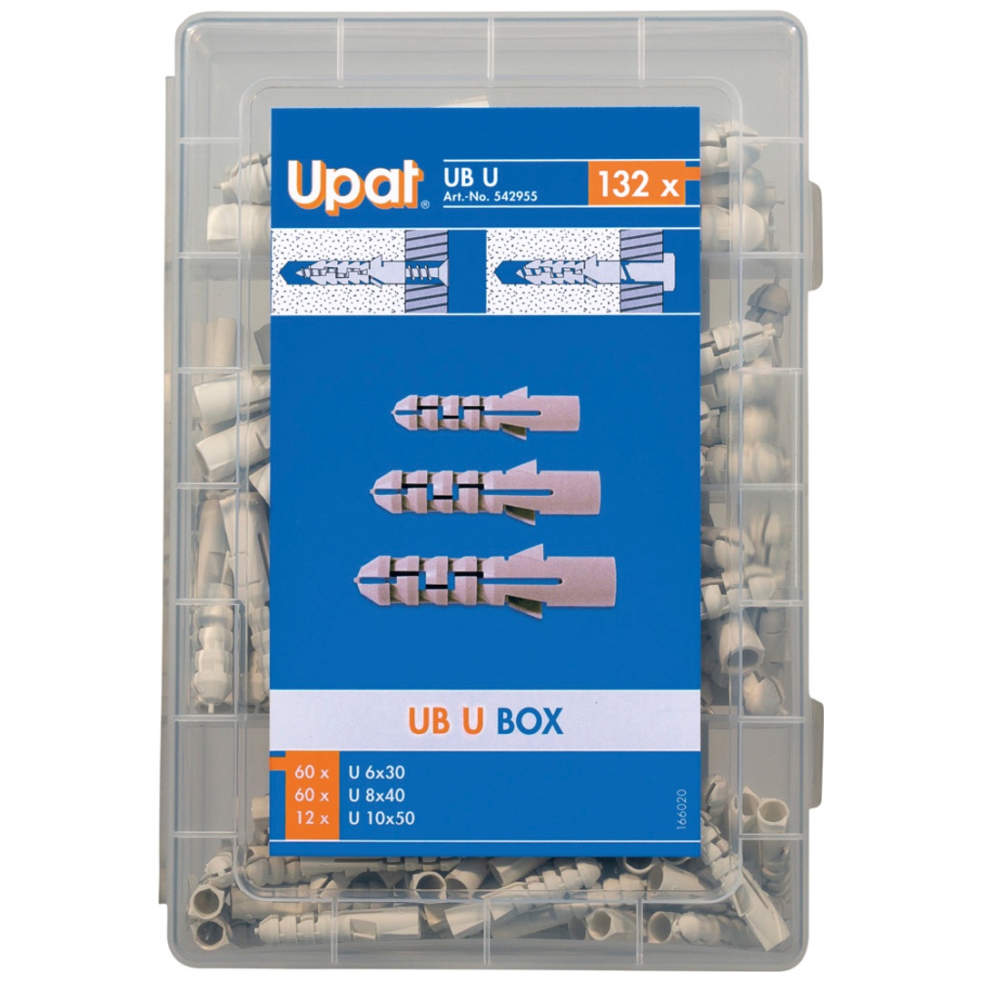 Upat Sortimentsbox Spreizdübel UB U BOX 132-tlg.