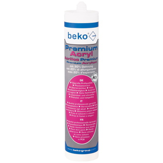 Beko Premium-Acryl / Flexakryl mit 20% Dehnung 310 ml weiß