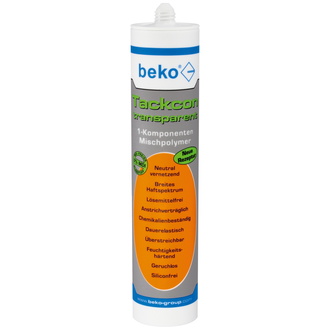 Beko Tackcon 310 ml transparent Flexibles 1-Komponenten Mischpolymer