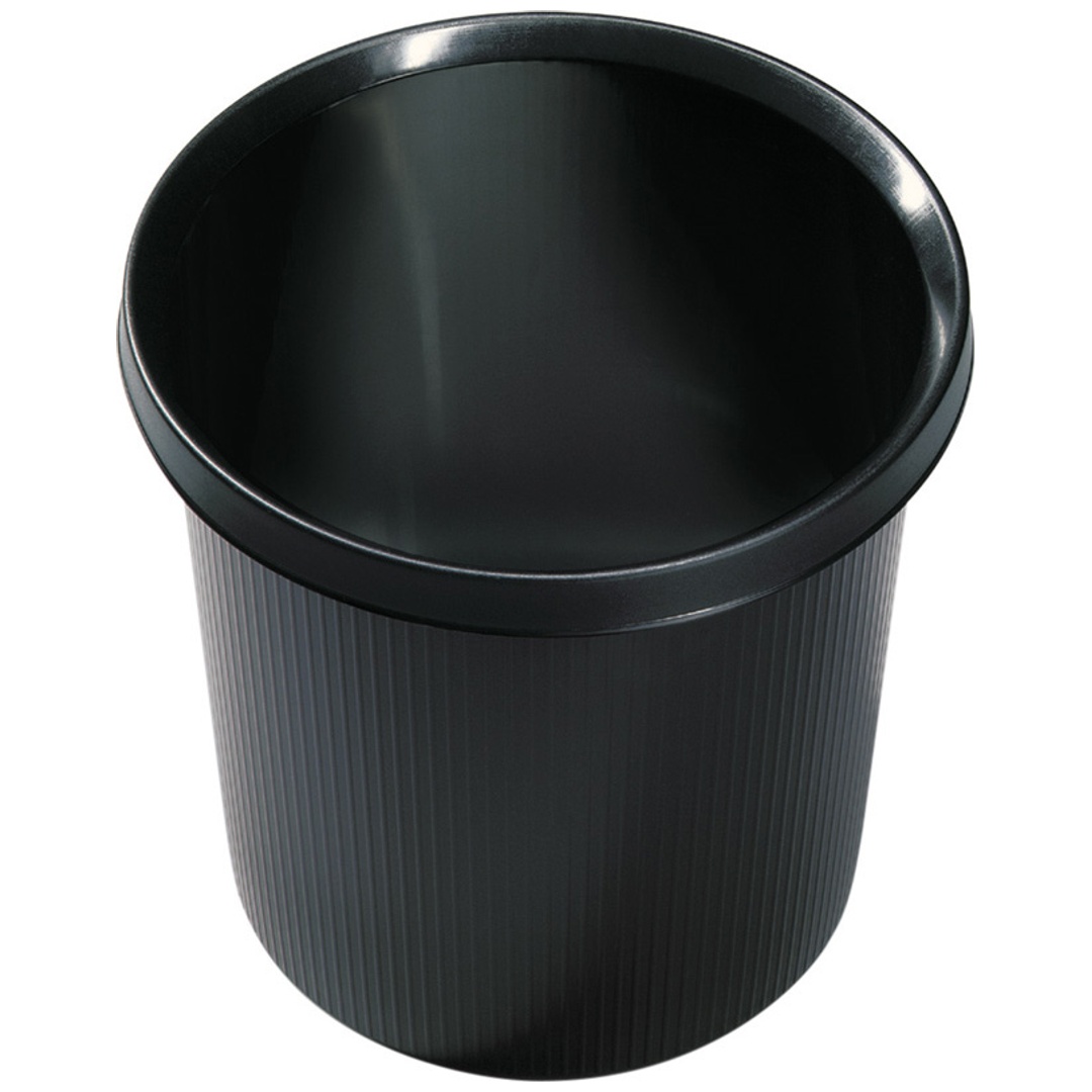 Poubelle 18 l 320 mm noir