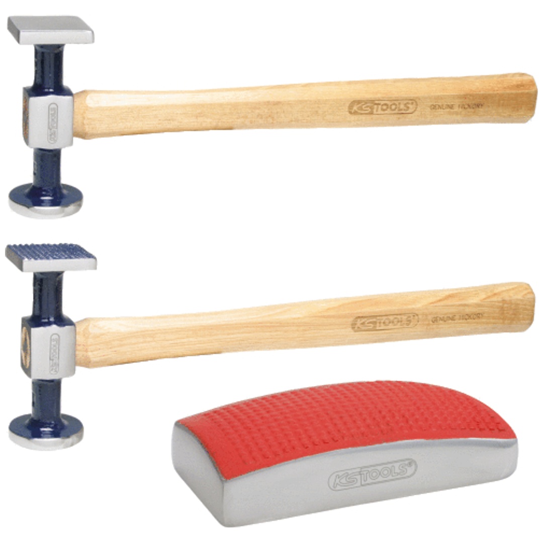 KS Tools Karosserie-Ausbeul-Satz, 3-tlg