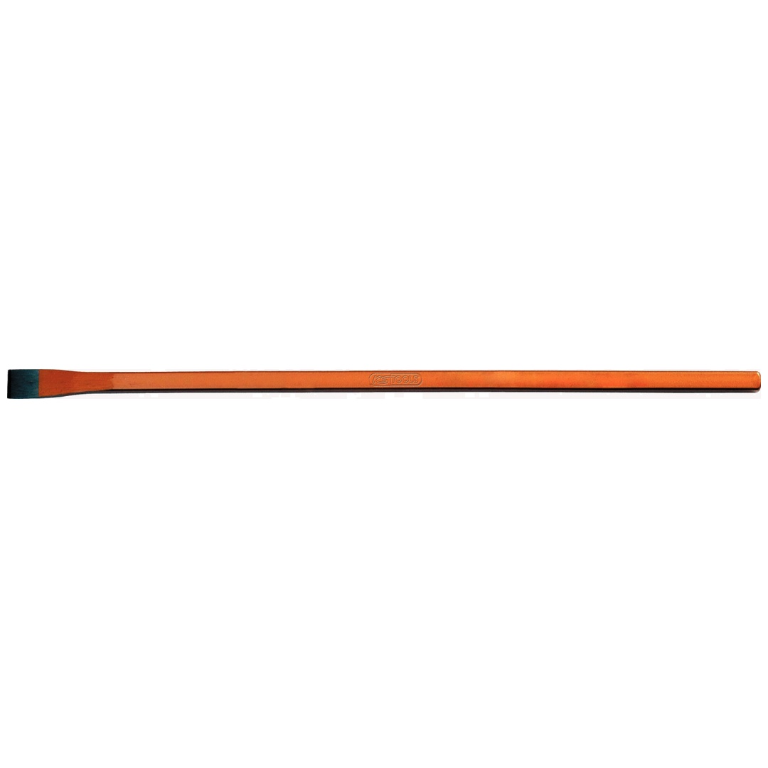 KS TOOLS 162.0254 Burin / ciseau Lime carrée, Burin plat