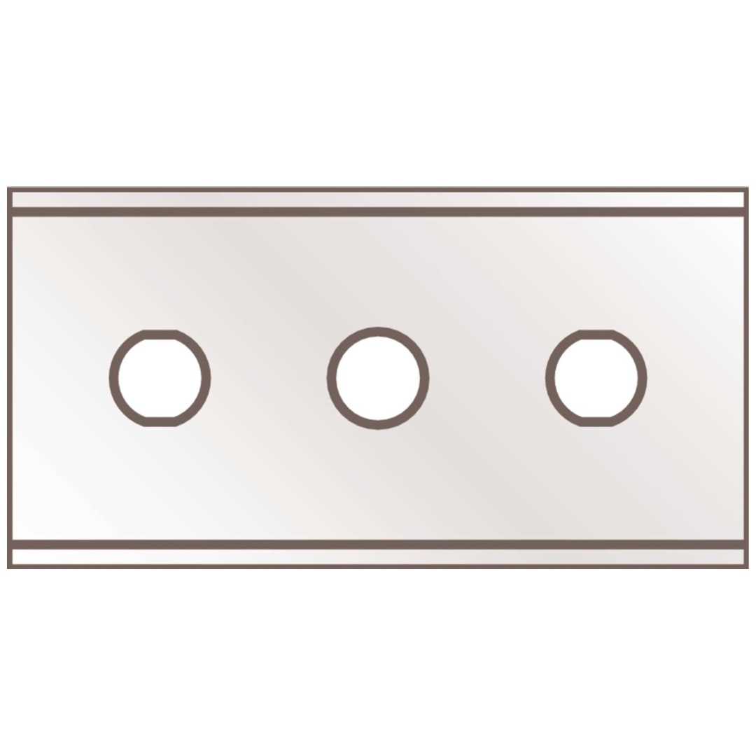 Martor Industrieklinge Nr. 37040, 0,40 mm, Breitschliff, 1 VE = 10 in Klarsichtverpack.