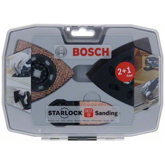 Bosch Best of Sanding-Set, Starlock, 6-teilig, Wood and Paint Sanding Paper