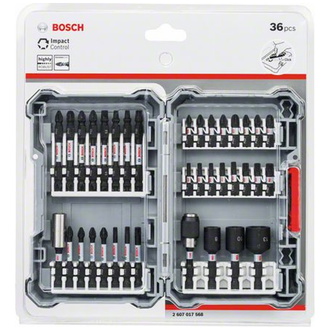 Bosch Pick and Click Impact Control SDB und Steckschlüssel, 36-tlg.