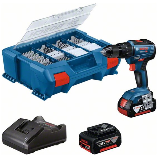 bosch-professional-bosch-akku-schlagbohrschrauber-gsb-18v-55-incl-2x-akku-ladegeraet-l-case-82-tlg-zubehoer-p4014231