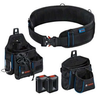 Bosch Werkzeugtasche Werkzeug-Set: je 1x Gürtel 108, GWT 2, GWT 4, 2x ProClick Holder