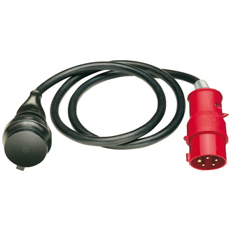 Brennenstuhl Adapterkabel / Adapterleitung 400V/16A mit CEE-Stecker, 1,5 m Kabel IP44