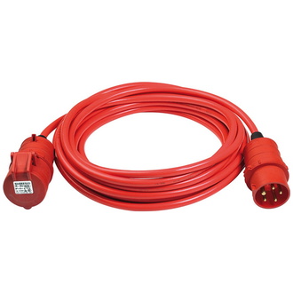 Brennenstuhl BREMAXX CEE Verlängerungskabel IP44 (25m Kabel, AT-N07V3V3-F 5G1,5, mit CEE Stecker und Kupplung, für außen, einsetzbar bis -35°C, Made