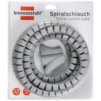 Brennenstuhl Spiralschlauch L = 2,5m, Ø = 20mm grau