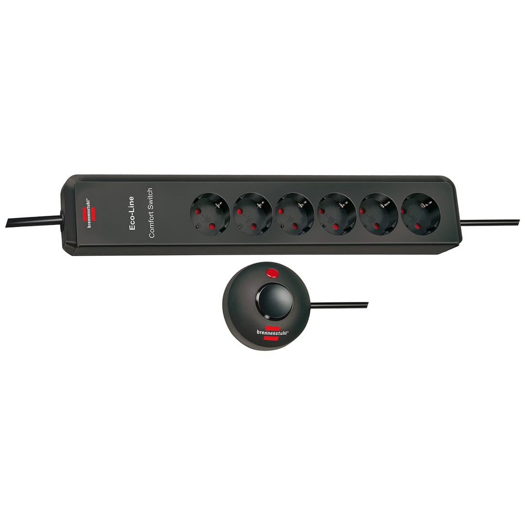 Eco-Line Comfort Switch multiprise 6 prises fourmi - Brennenstuhl
