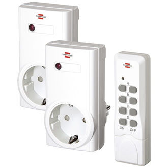 Brennenstuhl Funkschalt-Set RCS 1000N Comfort 1 Handsender, 2 Schaltempfänger 1000 W