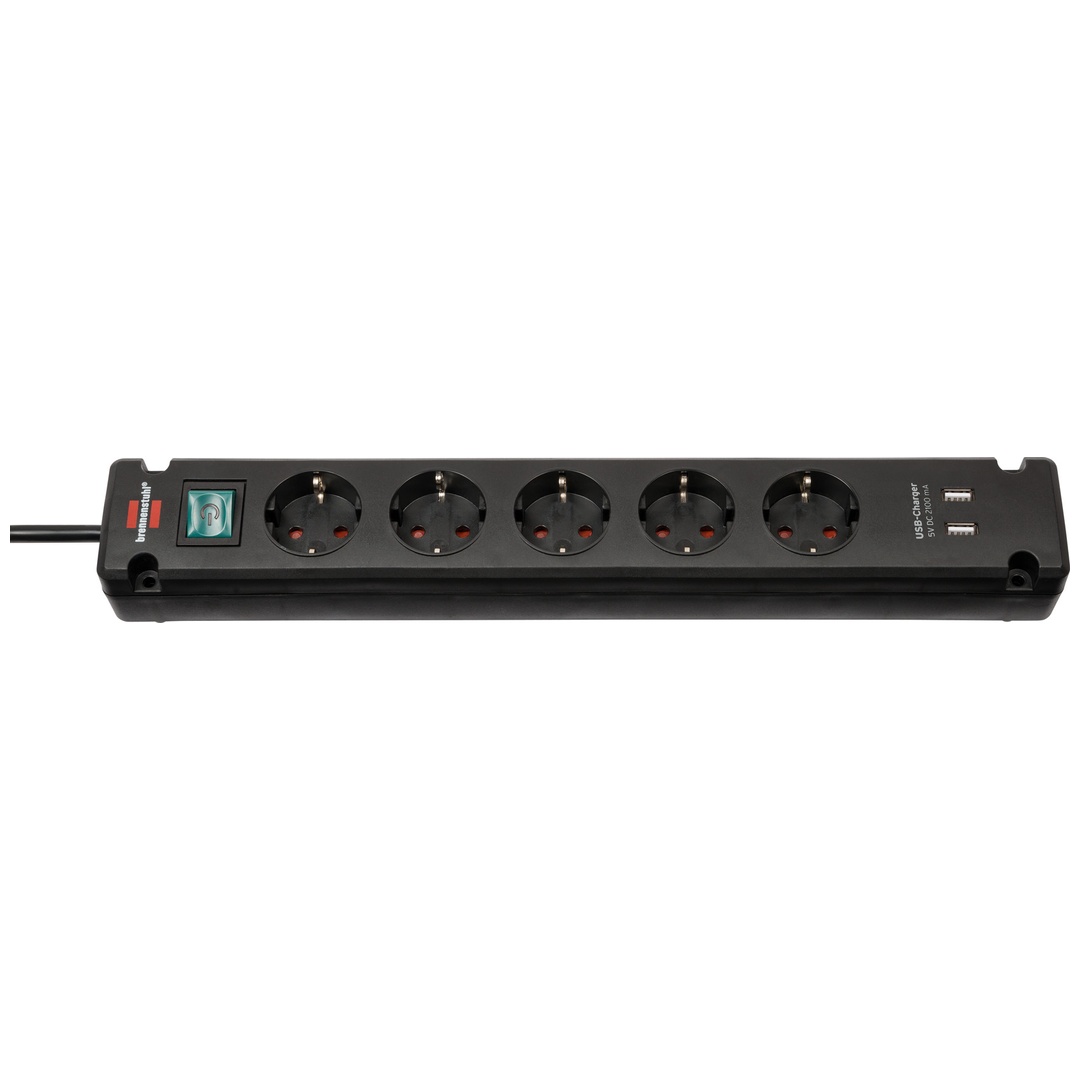 brennenstuhl® Steckdosenleiste Bremounta 2 USB-Ports