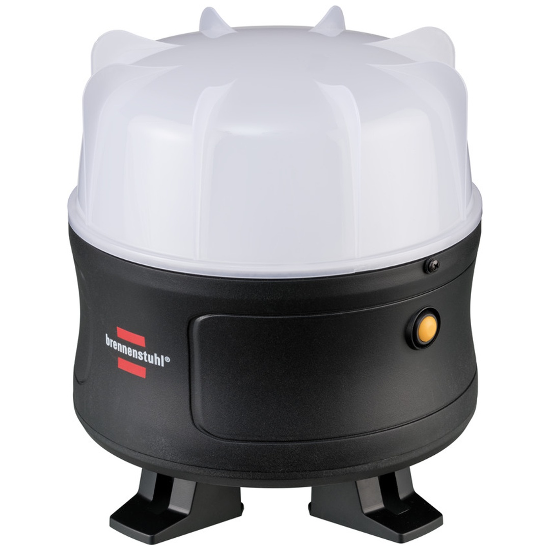 Brennenstuhl Mobiler 360° LED Akku Strahler / LED Baustrahler 30W, Arbeitsleuchte 3000lm, mit Li-lon Akku, max. Leuchtdauer 12h, IP54