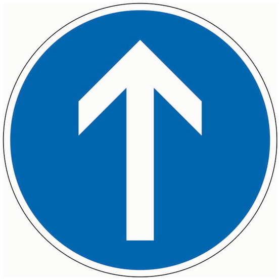 adco-verkehrszeichen-209-30-vorgeschr-fahrtrichtung-geradeaus-600-mm-alu-2-mm-ra2-p574