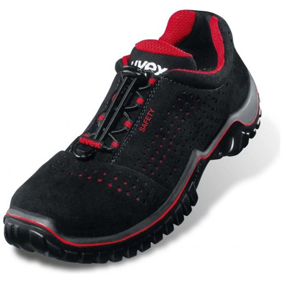 UVEX Sicherheitshalbschuh motion style 69988 S1 Gr. 42 schwarz/rot