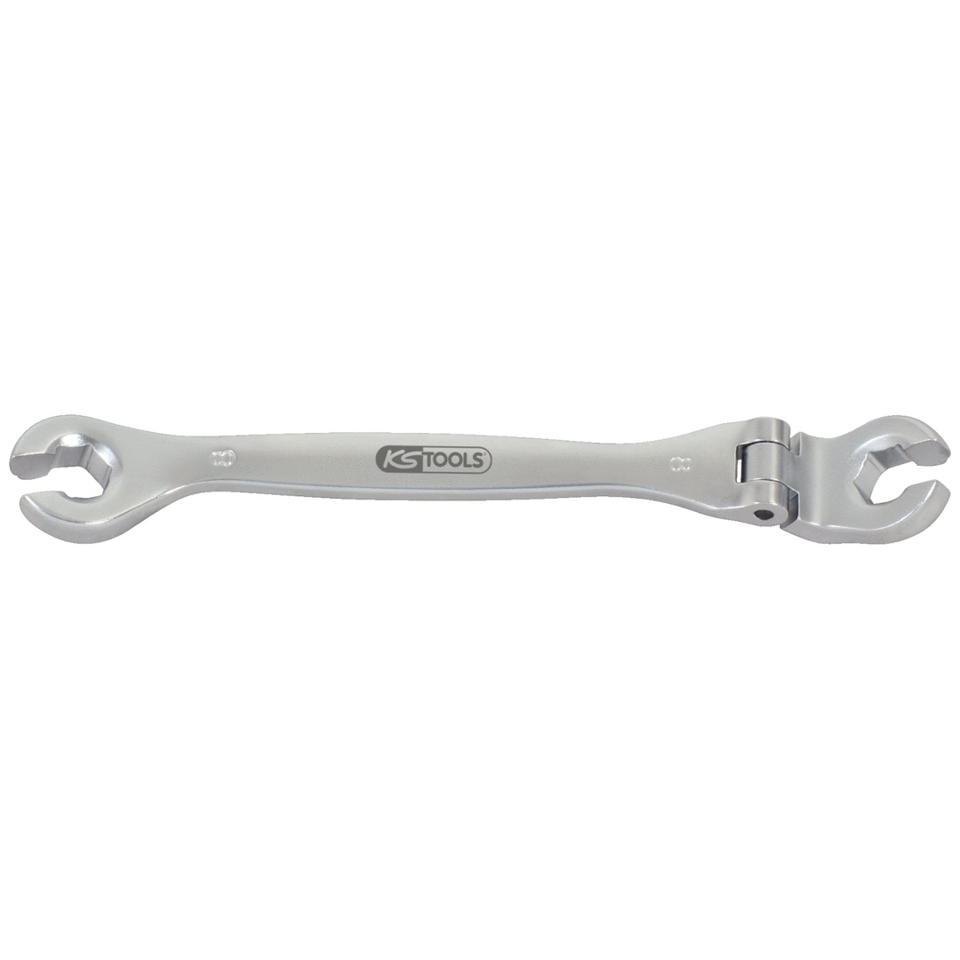 KS Tools CHROMEplus Doppelringschlüssel m.Gelenk, 24 mm,offen