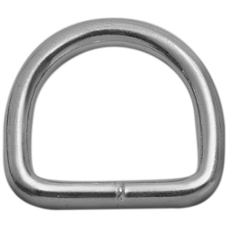 Vormann D-Ring für Gurte Stahl verzinkt, 25 x 22 x 5,0, SB (1 Stk.)